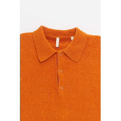 SUNFLOWER ORANGE CHENILE POLO